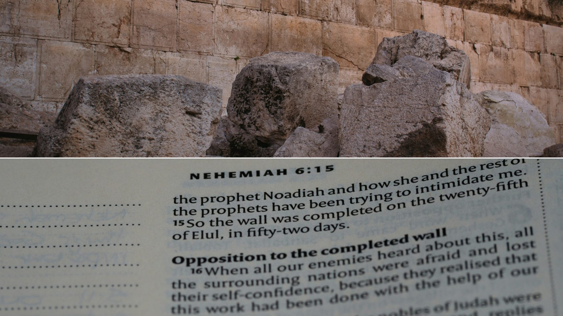 The Nehemiah Option